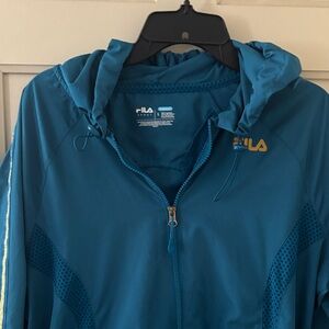 Fila Sport Running Jacket in teal/blue